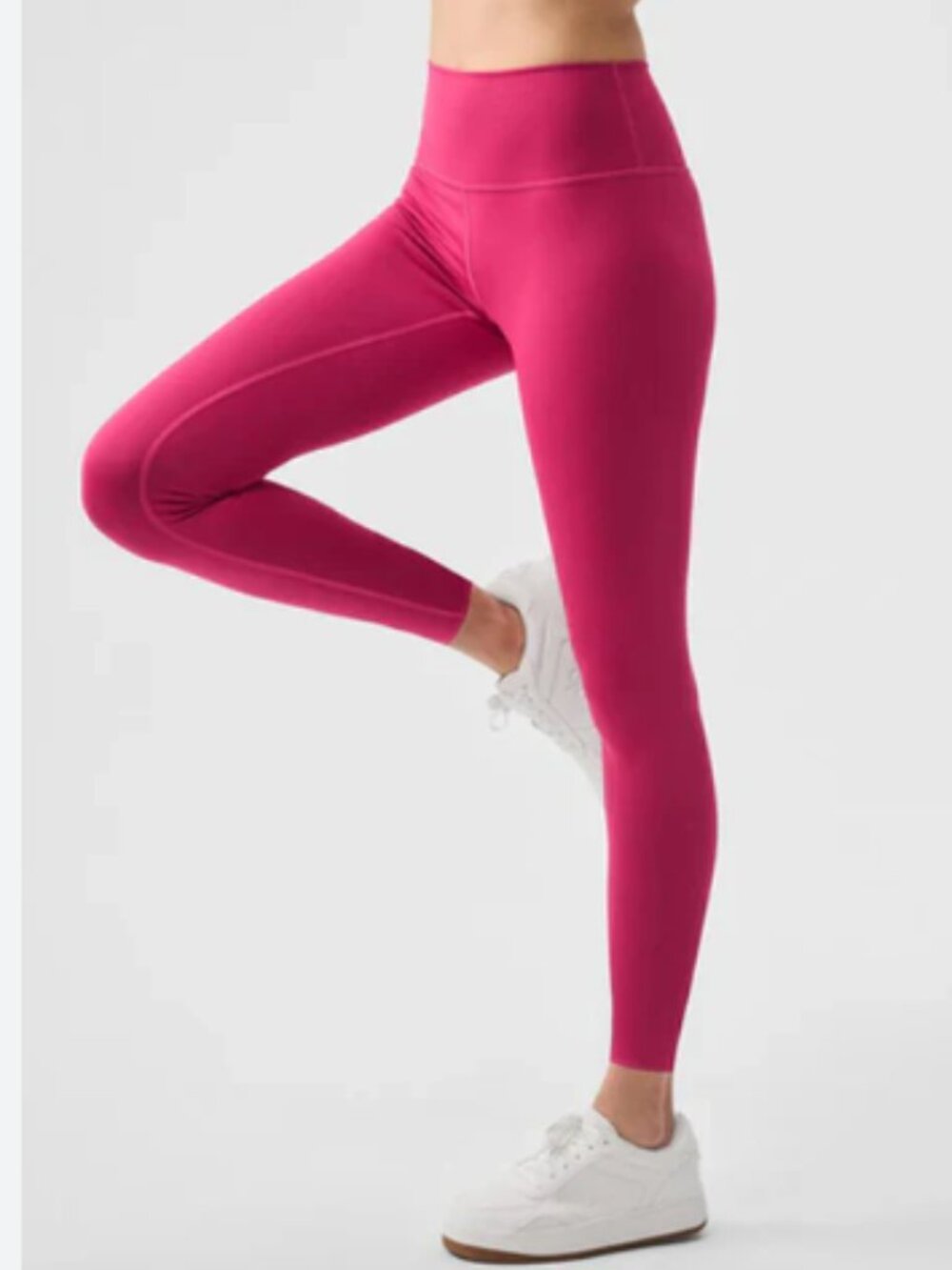 Alo Yoga High Waisted Airlift Leggings Dark Pink Estimated Size Extra Small